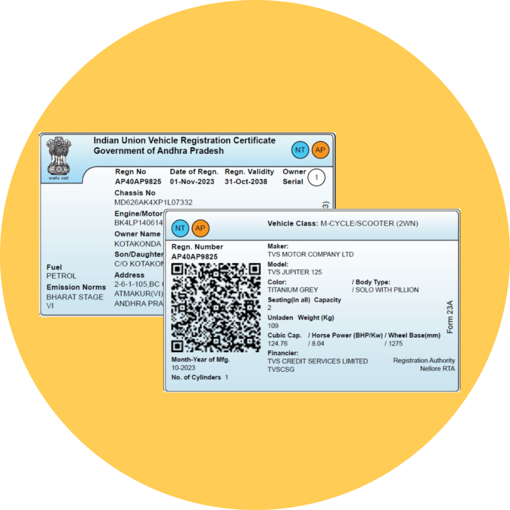ALL INDIA VEHICLE RC PVC